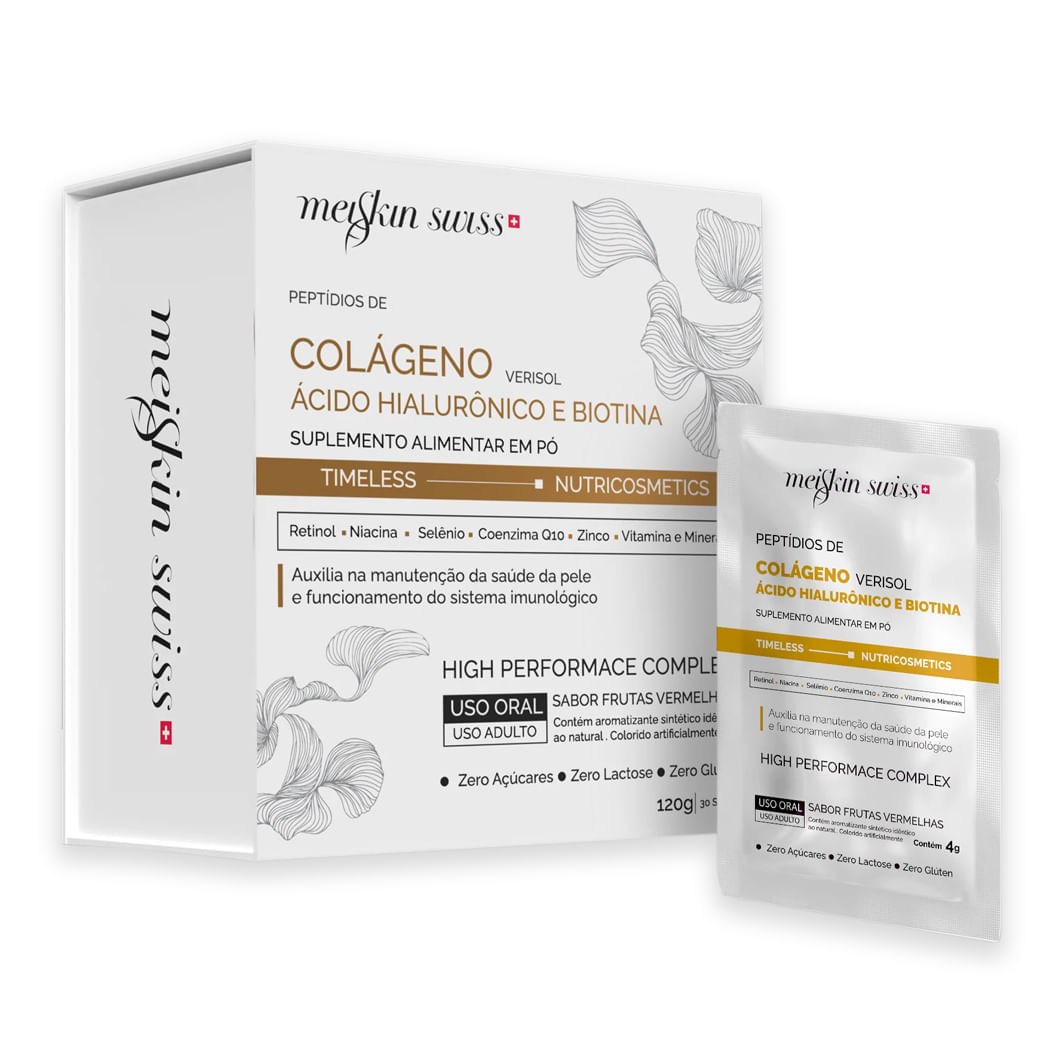 Colágeno Verisol Caixa Com 30 Sachês - Meiskin Swiss
