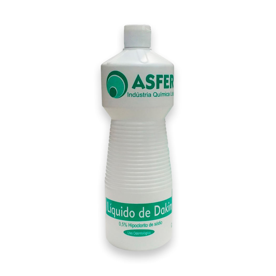 Hipoclorito De Sódio Liquido De Dakin 0,5% 1L - Asfer
