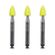 Jiffy Polisher Points Medium Amarelo com 3 - Ultradent