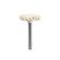 Polidor Jiffy Natural Espiral Fino 14mm Branca com 1 - Ultradent