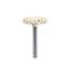 Polidor Jiffy Natural Espiral Fino 14mm Branca com 1 - Ultradent
