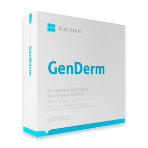 Membrana Biológica de Origem Bovina GenDerm Pequena 20x20mm - Baumer