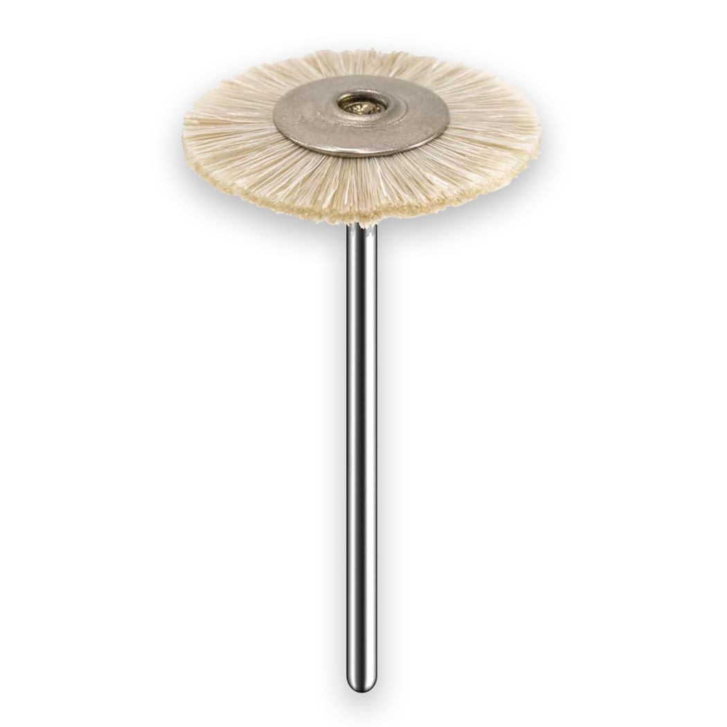 Escova Pelo de Cabra Para Polimento PM 25,4mm Roda Com 1 - American Burrs