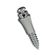 37.10.405 Mini parafuso Ortodôntico Extra radicular De Aço (Compr: 5mm - Transm: 4mm - 2mm) - Morelli
