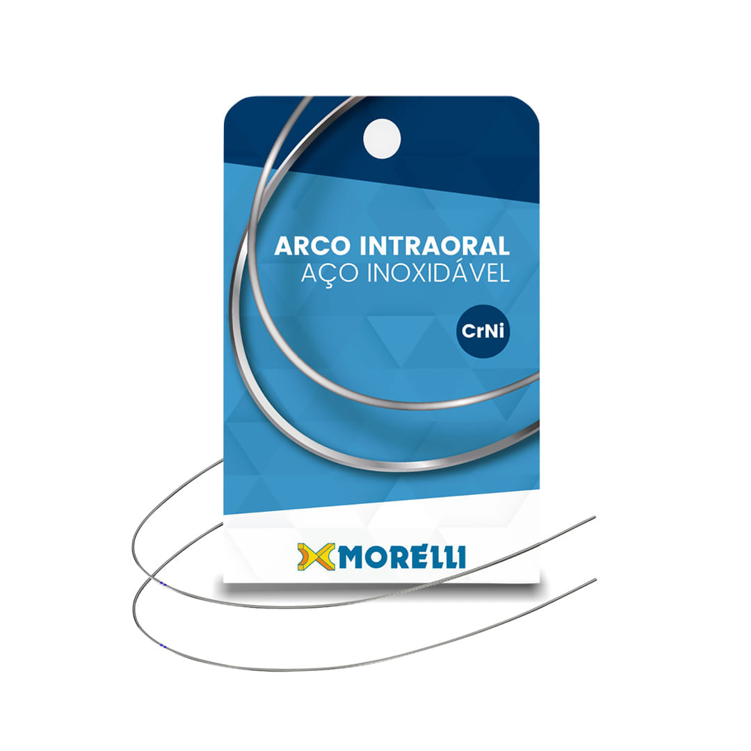 50.70.004 Arco Intraoral Inferior CrNi Redondo 0,50mm (.020") - Morelli