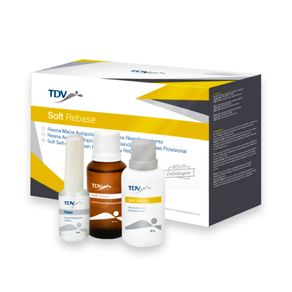 Reembasador Resina Macia Soft Rebase Transparente 30g Kit - TDV