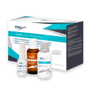 Reembasador Resina Cold Liner Reembase Incolor Kit - TDV