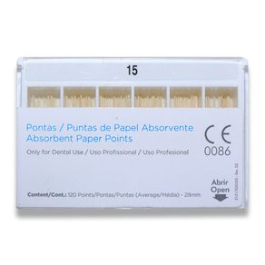 Cone de Papel Iso 15 28mm com 120 - Dentsply Sirona