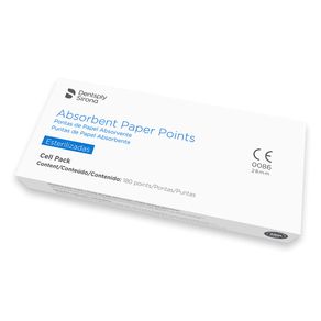 Pontas de papel Absorvente Cell Pack 15 com 180 - Dentsply Sirona
