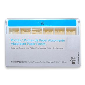 Cone de Papel Iso 30 28mm com 120 - Dentsply Sirona