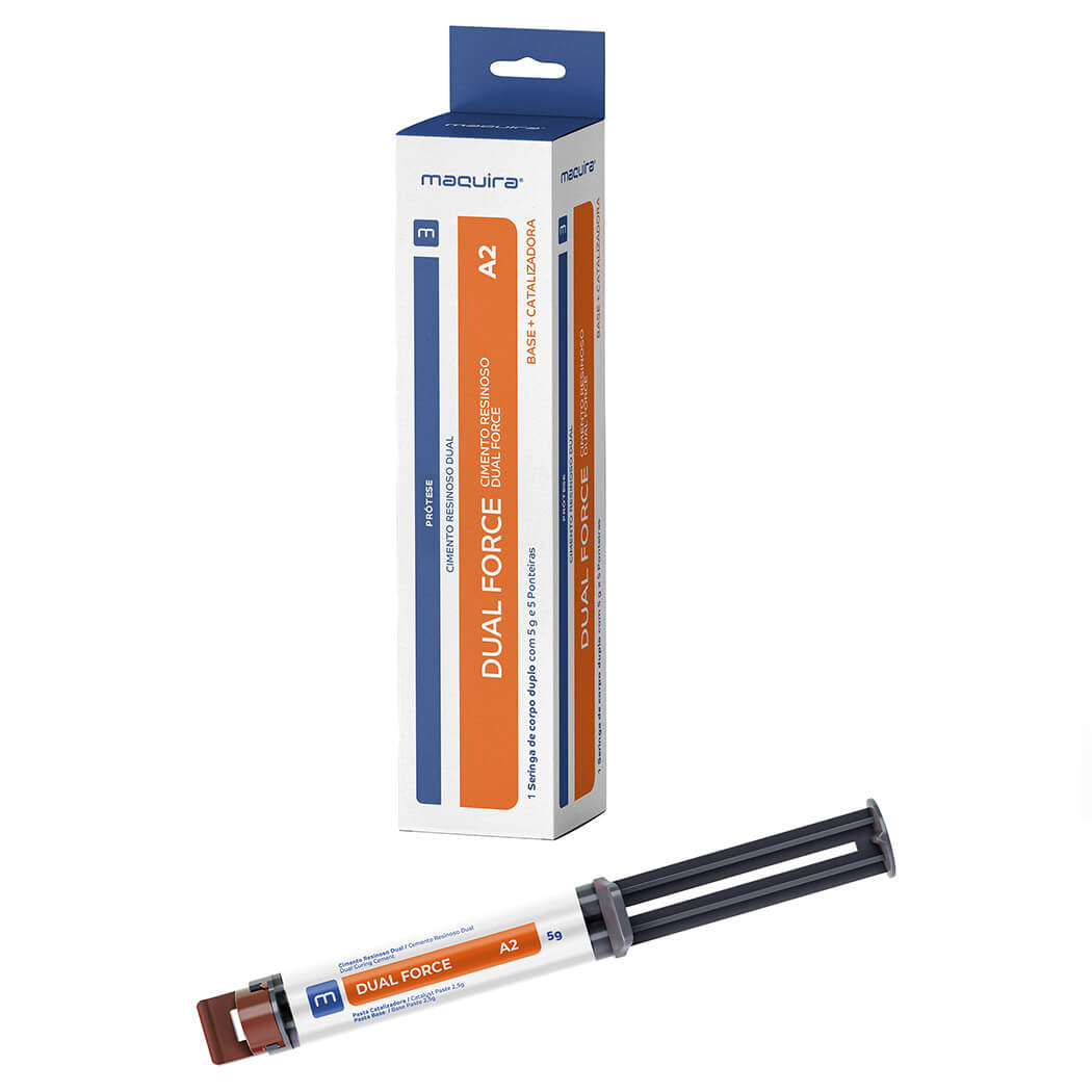 Cimento Resinoso Dual Force Corpo Duplo A2 - Maquira