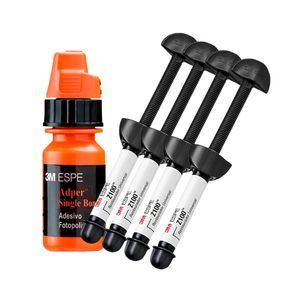 Resina Z100 Kit com 4 A1,A2,A3 e A3,5 4g + Single Bond 2 6g - 3M