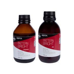 Resina Acrílica Pattern Bright Kit Pó 100g + Líquido 100ml - Kota