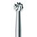 Broca Aço Esférica CA 6 22,5mm com 1 - Dentsply Sirona