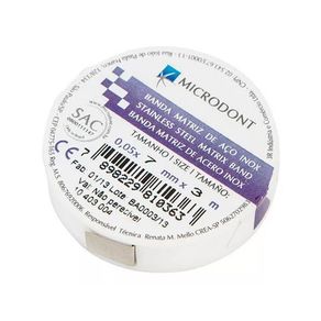 Banda Matriz de Aço Inox 7mm - Microdont