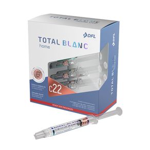 Clareador Dental Total Blanc Home C22 com 6 Seringas com 3g - Nova Dfl