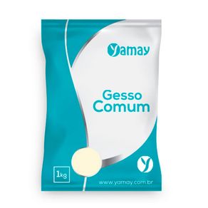Gesso Comum Tipo II Branco 1kg - Yamay