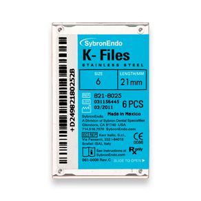 Lima K-Files Serie Especial 21mm N°06 Promocional - Kavo