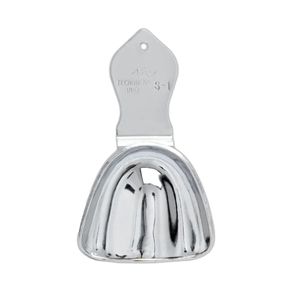 Moldeira Avulsa Rasa Adulto Inox S-1 Desdentado - Tecnodent