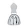 Moldeira Avulsa Rasa Adulto Inox S-1 Desdentado - Tecnodent