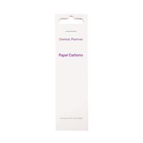 Papel Carbono Dupla Face (Grande) 100µm - Dental Partner