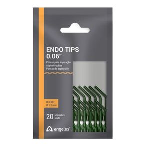 Ponta Endo Tips 0.06 com 20 Unidades - Angelus