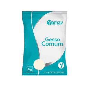 Gesso Comum Tipo II Branco 1kg - Yamay
