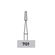 Broca Carbide Cônica Corte Cruzado Razor FG 701 - American Burrs