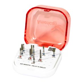 Kit Invicta Acabamento e Polimento Inlay Onlay 10 Brocas - American Burrs