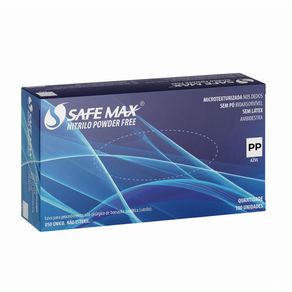 Luva-de-Procedimento-Nitrilica-Safemax-Sem-Po-Azul---Supermax